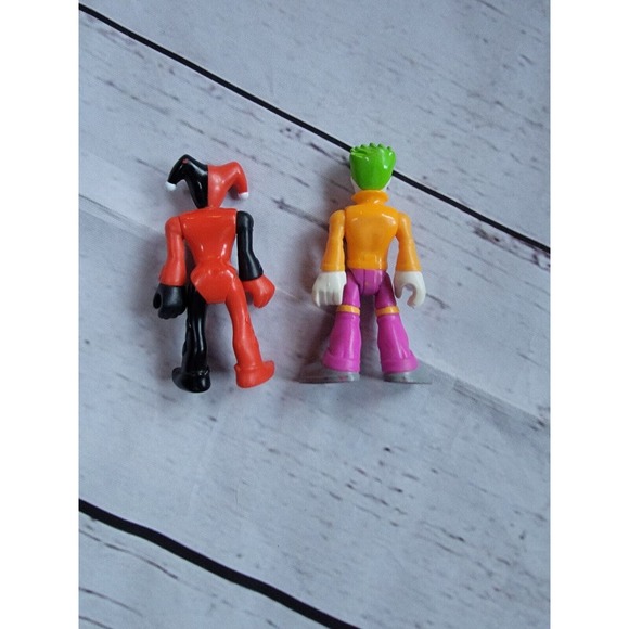 Imaginext DC Super friends Harley Quinn Figure Red And Black Joker Figures - Picture 6 of 6